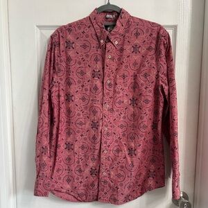 Reyn Spooner Tailored Fit Men’s Long Sleeve Button Down Shirt Medium Hawaiian